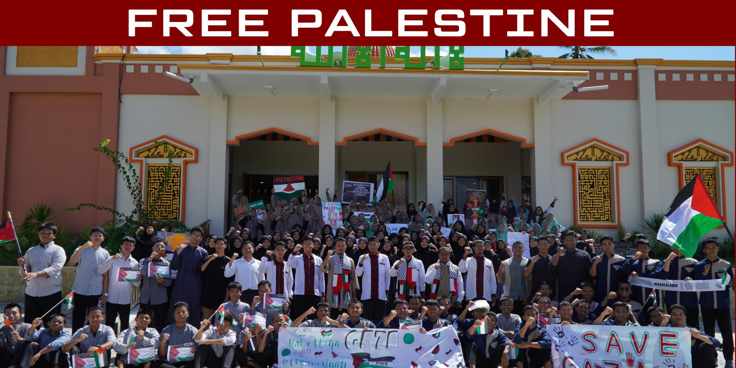 SANTRI SMAIM GELAR AKSI BELA PALESTINA