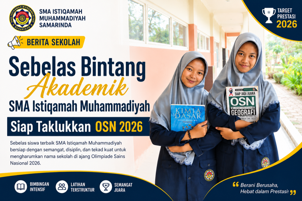 Sebelas Bintang Akademik SMA Istiqamah Muhammadiyah Siap Taklukkan Osn 2026