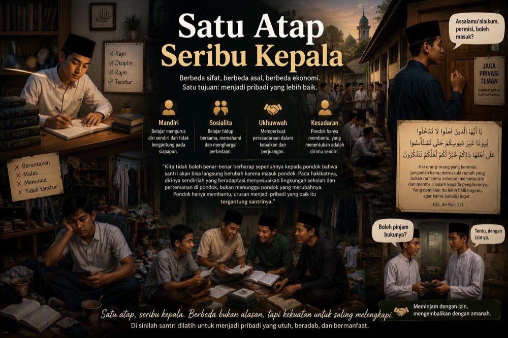 Satu Atap Seribu Kepala