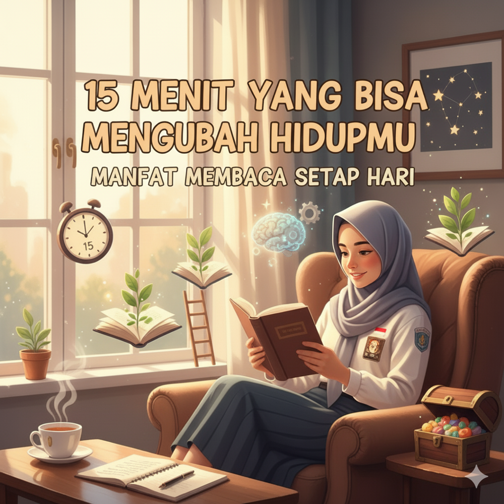 15 Menit yang Bisa Mengubah Hidupmu: Manfaat Membaca Setiap Hari