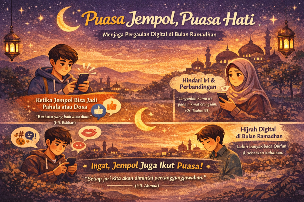 Puasa Jempol, Puasa Hati: Menjaga Pergaulan Digital di Bulan Ramadhan